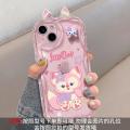 Phone Case For Redmi Note 12 Plus 5G 12 12S 10 10T 11T 5G 10S 11S 8 9 POCO M3 M4 Pro Back Cover Casing Angel Eyes Cute 3D Doll Ears Cartoon LinaBell StellaLou Cartoon Fashion Soft Trendy Silicone Anti-falling Shockproof Wavy Edge. 