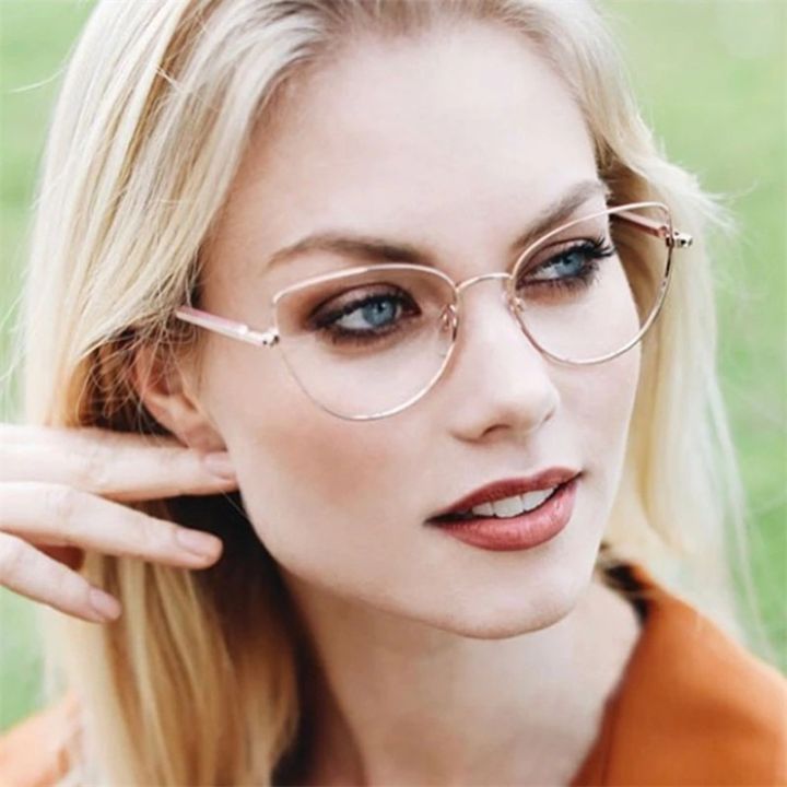 New Women Glasses Cat Eye Anti Blue Light Radiation Protection