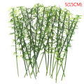 20Pcs plastic miniature model tree landscape bamboo tree sand table model toy. 