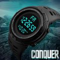 Fashion Electric Watch Large Screen Sports Multi-function Fashion Watch Men's and Women's Creative Sports Watch. 