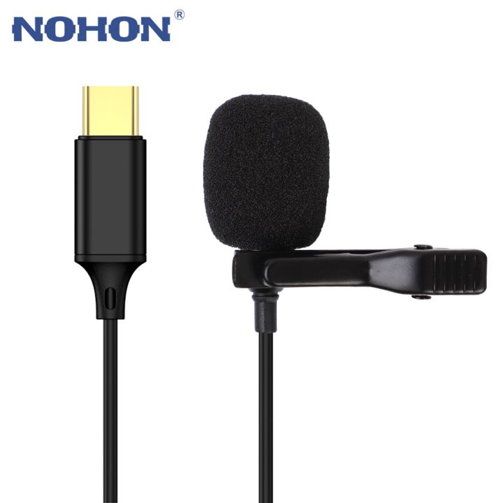 1.5m%20Omnidirectional%20Metal%20Microphone%20Type%20C%20Jack%20Lavalier%20Tie%20Clip%20Microphone%20Mini%20Audio%20Mic%20for%20Computer%20%20%20Black%20-%20Image%203