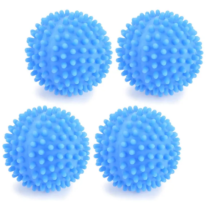 4%20x%20Dryer%20Balls%20Blue%20PVC%20Reusable%20Laundry%20Washing%20Drying%20Fabric%20Ball%20-%20Image%202