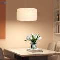 Pendant Lights Paper Lampshade (E27 Bulb) Simple/Off Switch Bedside Ceiling Light for Reading Room.