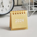 2023-2024 Mini Desk Calendar Ins Creative Pocket Portable Dual Daily Scheduler Table Planner Desktop Paper Decorations. 