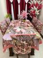 6pcs Chair Cover and Dining table cover. 