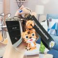 YAOO Funny Cute Tiger Year Cartoon Girls Boys Kids Tiger Key Chains Bag Pendant Decoration Chinese Style Key Ring Car Key Accessories. 