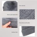 Beanie Hat Topi Streetwear Unisex Knitted Skullcap Hat Binnie Roll Up Edge Trendy 潮流棉织冷帽. 