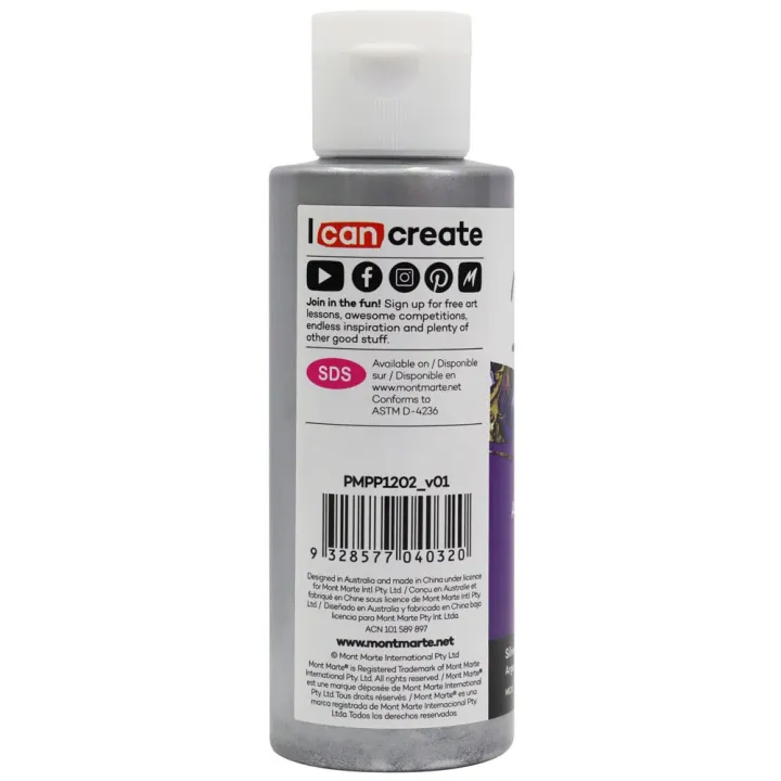 Mont%20Marte%20Pouring%20Acrylic%20Paint%20120ml-Silver%20-%20Image%202