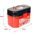 【happy one】Disney Pixar Cars 2 3 Lightning Mcqueen Box Double Layers Parking Lot Toys Children Birthday Gift. 