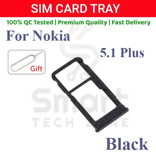 Nokia%205.1%20Plus%20Sim%20Tray%20Micro%20SD%20Card%20Slot%20with%20Sim%20Ejector%20Pin%20Replacement%20Part%20-%20Image%202