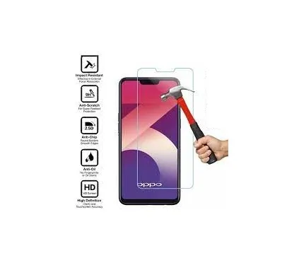 Oppo%20A3s%20Perfect%20Protection%20Tempered%20Glass%20Compatible%20With%20Screen%20Protector%202.5D%20-Transparent%20-%20Image%204