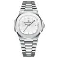 Poedagar 613 Business Quartz Luxury Stainless Steel Watch for Men.
