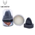 Leather Shoe Boot Polish Cream with Brush Shoe Wax Repair Shoes Glossy Shine Nourishes Protection. 