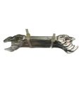 Double Open End Spanner Set Dhali Wrench- 8pcs- Silver Color. 
