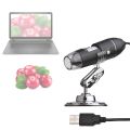 1600X USB Portable Mini Electronic Microscope Handheld Digital Magnifier for Laptop Desktop Insect kin Plant Observation Industrial Testing Circuit Board Detection Knitwear Testing. 