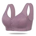 Mother Front Open Buckle Bra Underwear Brassiere Large Size Bra Without Steel Ring Thin Section Vest Type Mom breathable Brassie. 