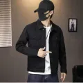 Jeans Coat for Men Short Black Denim Jackets Man Rock Casual Slim Button Cowboy Lxury Cheap Price Stylish Clothing Fast Delvery. 