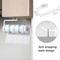 Kitchen Tissue Holder Hanging Toilet Roll Paper Towel Holder Rack Kitchen Bathroom Cabinet Door Hook Holder Organizer.