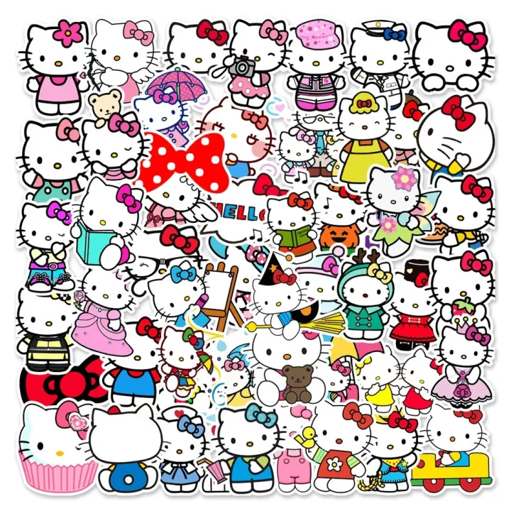 50/100pcs%20Kawaii%20My%20Melody%20Kuromi%20Hello%20Kitty%20Stickers%20for%20Kids%20Girls%20DIY%20Laptop%20Phone%20Diary%20Cute%20Cartoon%20Sanrio%20Sticker%20Decals%20-%20Image%205