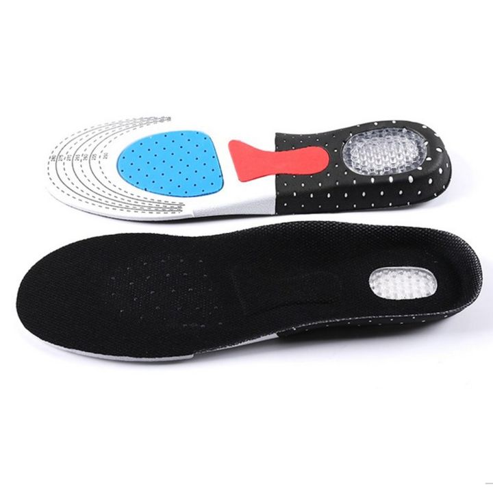 Insoles Breathable Damping Mesh Latex Memory Foam Massage Insole Sports  Deodorant Running Shoe Inserts Pad Women Men Soft