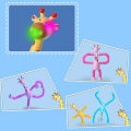 NEW Suction Cup Telescopic Tube Giraffe Toy Kids Versatile Cartoon Puzzle Luminescence LED Decompression Toys Children Birthday Party Gift. 