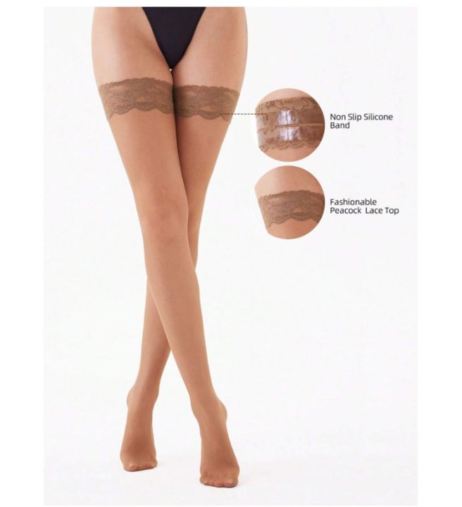 Womens Long Socks Over Knee Thigh High Stockings Hosiery Tights Pantyhose