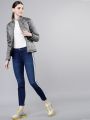 Pantoneclo Premium Quality Women's Padding Jacket - Silver Color. 