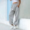 2020 Sweatpants Women Baggy Gray Sports Pants Joggers Wide Leg Oversized Streetwear High Waisted Trousers Women. 