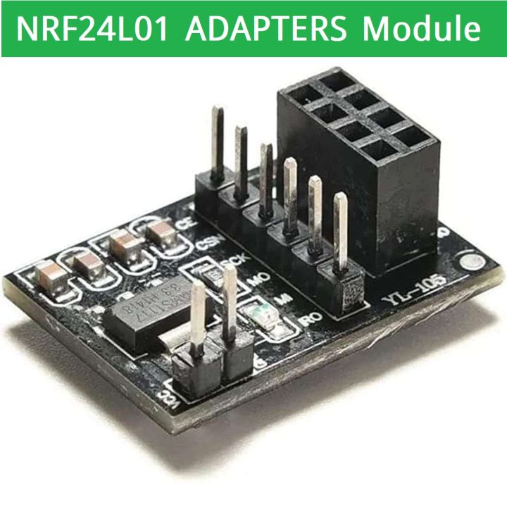 NRF24L01 ADAPTERS Module NRF24L01 Wireless Module Adapter 3.3V 8 Pin Cables Leads