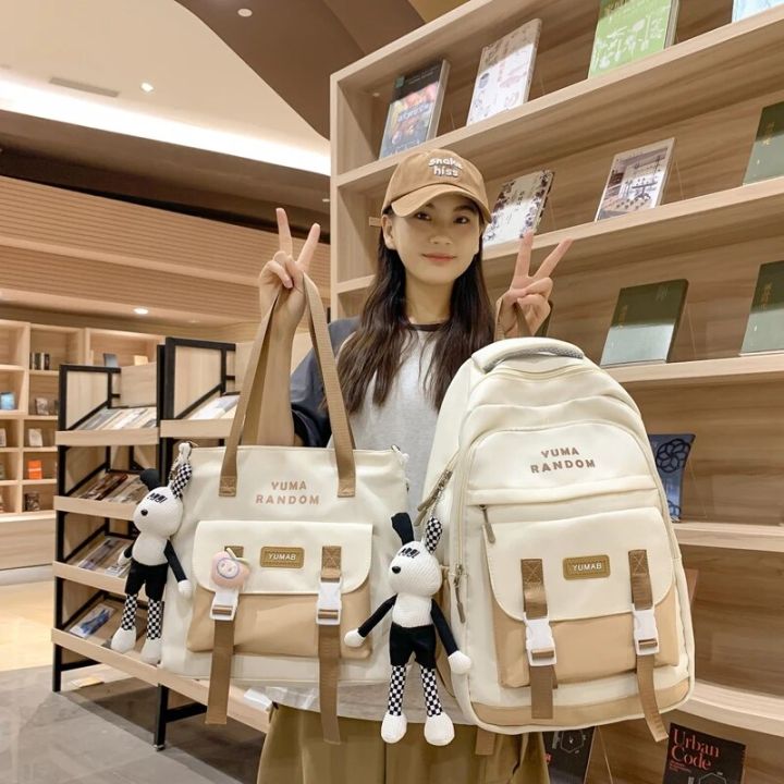 2%20In%201%20Fashion%20Women%20Backpack%20Multifunctional%20School%20Bag%20for%20Girls%20Large%20Capacity%20Waterproof%20Travel%20Bags%20Trendy%20Shoulder%20Bags%20-%20Image%204
