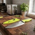 Stainless Steel Kitchen Knife with Protective Cover  Ultra Sharp Chef Knife for Vegetable, Fruit  Cutting Ergonomic Non-Slip Handle Kitchen Cutter. 