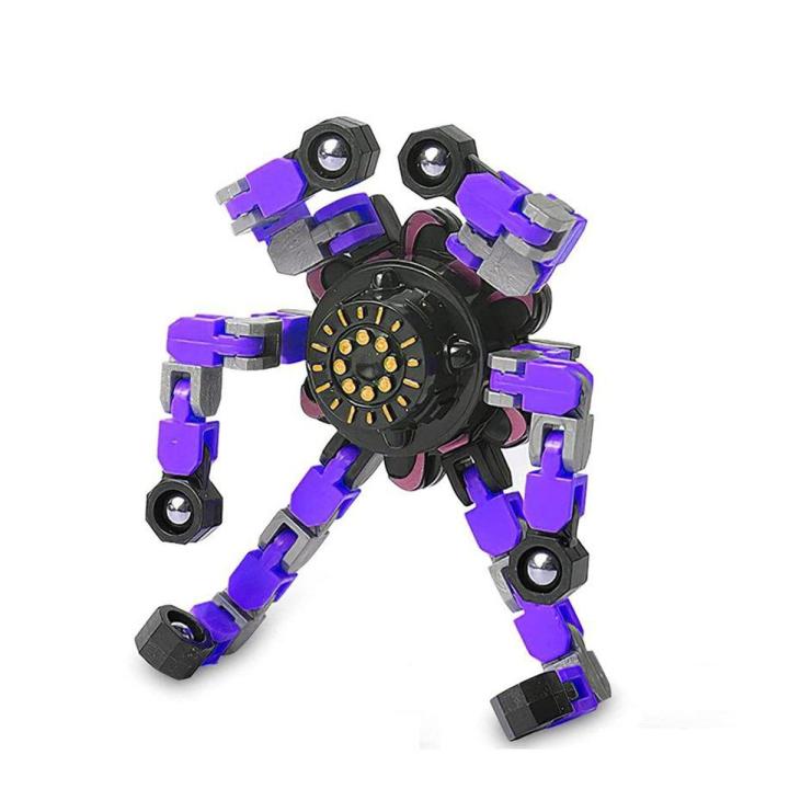 Spiral%20Robot%20Toy%20For%20Baby%20Transformable%20Fingertip%20Chain%20Robot%20Toy%20-%20Image%202