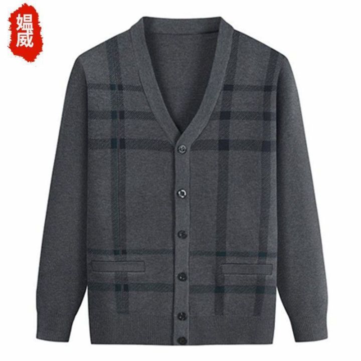 Old%20Men's%20Clothes%20Men's%20Grandpa%20Sweater%20Autumn%20and%20Winter%20Fleece-Lined%20Warm%20Grandpa%20Autumn%20Clothes%20Dad%20Knitted%20Cardigan%20Old%20Coat%20-%20Image%202