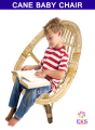 Cane Baby Chair - Rattan Handicrafted CHAIR ( Cane And Craft ).