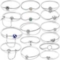 Original Heart Shell Butterfly Footprint Bracelet 925 Sterling Silver Fit Brand Me Charm Beads Fashion Women Bracelet Jewelry.