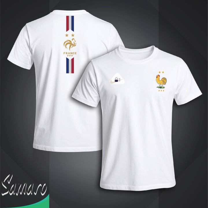 France Short Sleeve Football Jersey For Men - Half Sleeve FFF t shirt - France Jersey