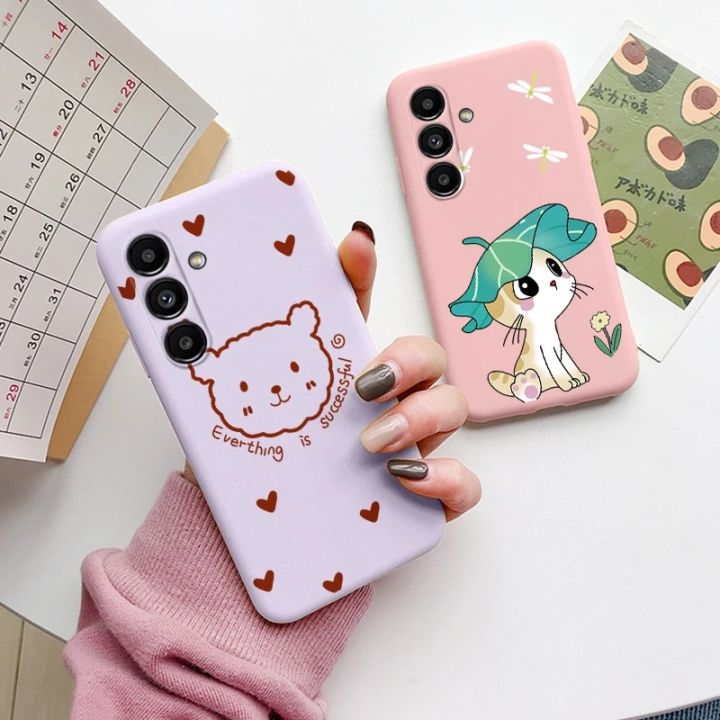 Case%20For%20Samsung%20Galaxy%20A14%205G%20Cute%20Heart%20Flower%20Back%20Cover%20Soft%20Silicone%20Matte%20Protective%20Funda%20For%20Samsung%20A%2014%20GalaxyA14%20Bags%20-%20Image%204