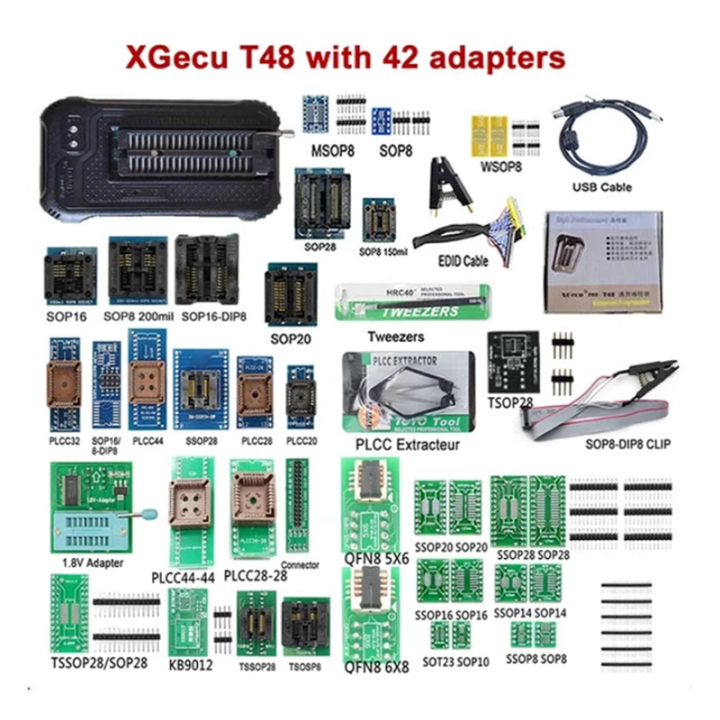 For%20T48%20TL866II%20USB%20Universal%20Programmer%20with%2042%20Adapters%20Support%20for%2017386+%20IC%20SPI%20Flash%20NAND%20EEPROM%20PIC%20AVR%20MCU%20-%20Image%202