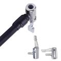 Inflator Nozzle Air Pump Repair Parts Zinc Alloy Mouth Bicycle Electric Car Jessica.
