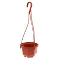 1Pc Hanging Octagonal Flowerpot Plastic Flower Succulent Orchid Hanging Pot BAWEI.