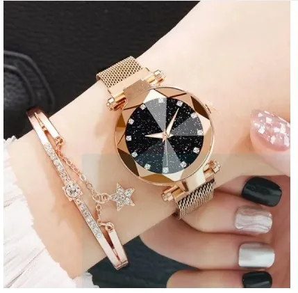 Rose%20Gold%20Magnetic%20Analog%20Bracelets%20Watch%20For%20Women%20Girls%20-%20Image%203