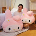 40cm Soft Kuromi My Melody Plush Toy Big Size Hug Pillow Cute Cartoon Doll Sofa Valentine Day Kawaii Girlfriend Birthday Present.
