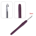 Crochet Needle Knitting Needles Soft Handle Crochet Hooks Fine Crochet Yarn Sweater Weave Sewing DIY Craft Tools. 