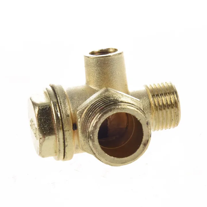 1pcs%203/8%20inch%20Female%20Thread%20Tube%20Connector%20Air%20Compressor%20Check%20Valve%20Gold%20&%201pcs%20Pressure%20Relief%20Valve%201/4%20PT%20Air%20Compression%20Valve%20Red%20+%20Gold%20-%20Image%206
