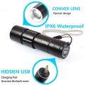 【Must-Have Gadgets】 395nm UV light flahlight Blacklight UB rechargeable LED flahlight. 