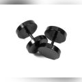 dumbell Stainless Steel Stud Earring-2 pcs. 