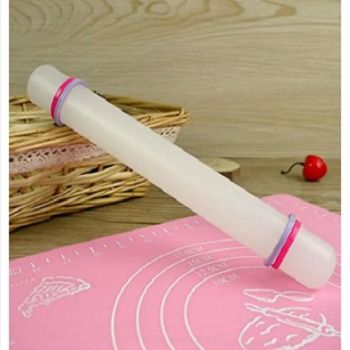 Large Fondant Roller with Guide Rings, 13-Inch - Fondant Tools