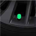 2 Pcs- Valves Tire Valves Caps Universal Luminous Valves Nozzles Stem Cover Decor for motorcycle bicycle and car.