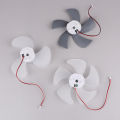 6Inch USB Motor 3/5 Blades Brushless Fan Motor DC5V-9V Fan Motor Desktop Fan Core With Fan Blades High Air Volume Tetuo. 