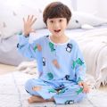 Children's Pajamas Set 2pcs Cartoon Kids Sleepwear Baby Boys Clothes Sleep Suit Summer Cotton Pyjamas Infant Nightwear For Girls.